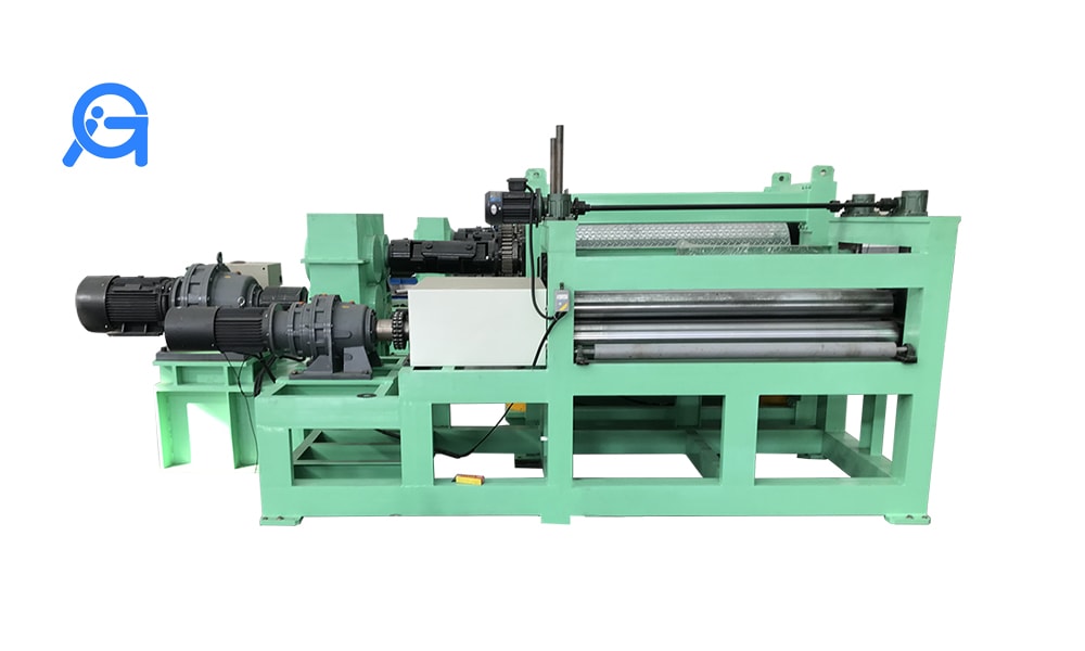 Embossing roll forming machine