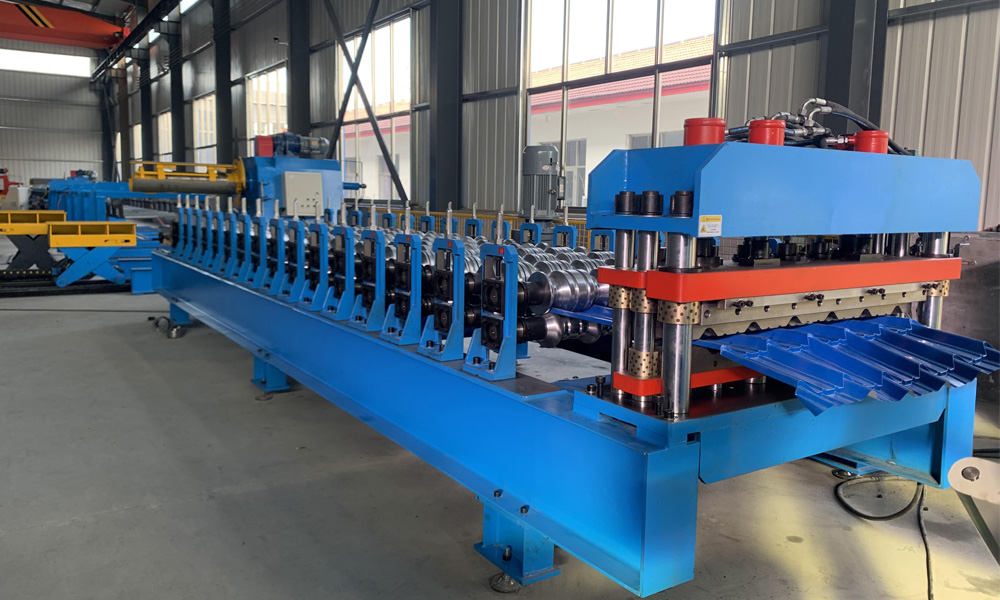 High Speed Glazed Roof tile Roll Forming Machine