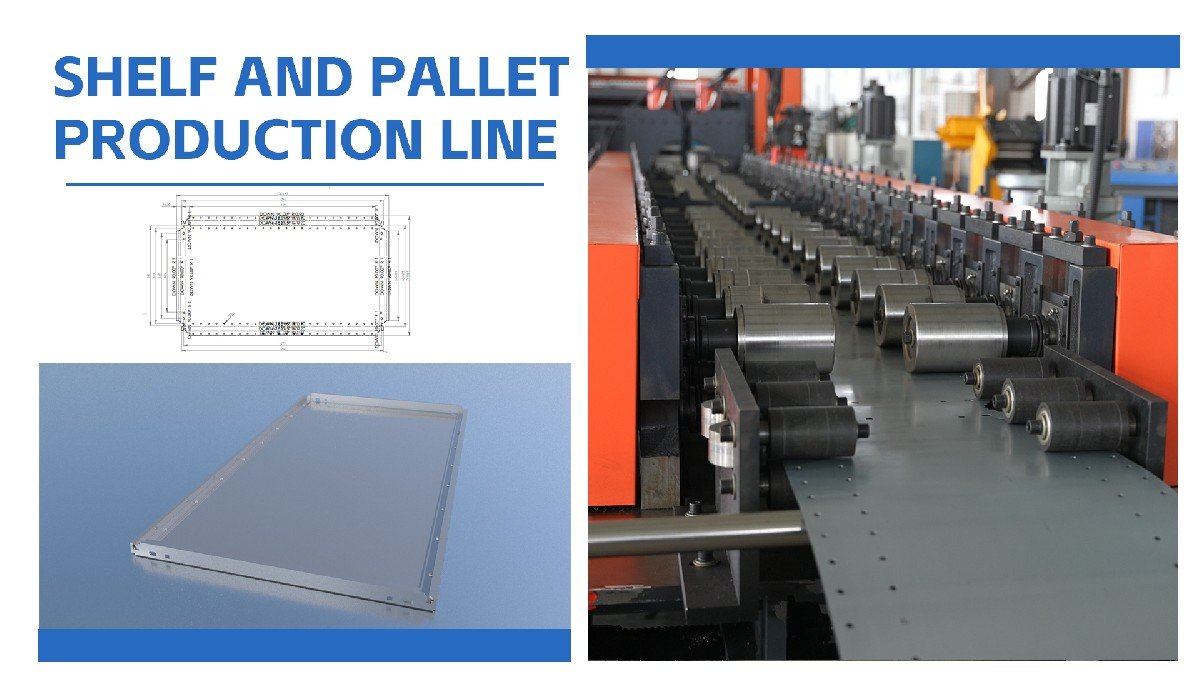 Light steel shelf panel machine