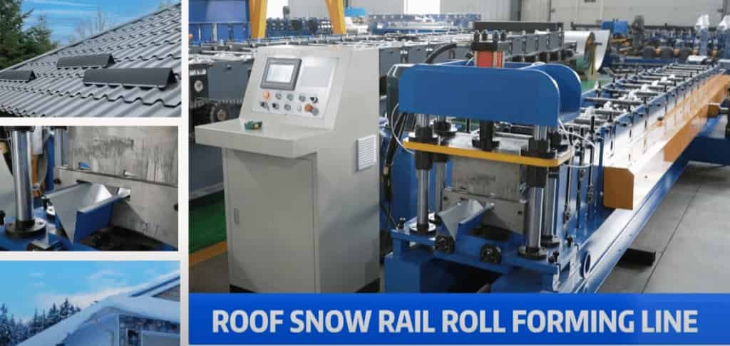 Roof Snow Rail Roll Forming Machine: A Winter Safety Solution for Russian Metal Roofing